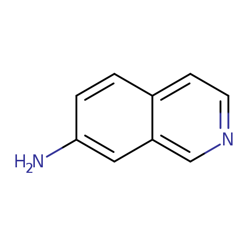 Nc1ccc2c(c1)cncc2