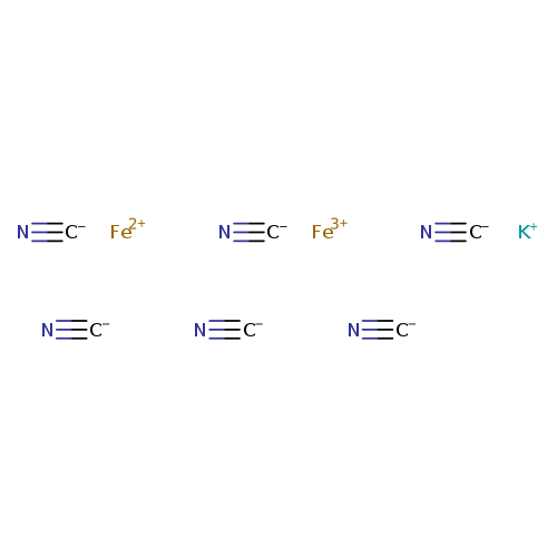 [C-]#N.[C-]#N.[C-]#N.[C-]#N.[C-]#N.[C-]#N.[K+].[Fe+2].[Fe+3]