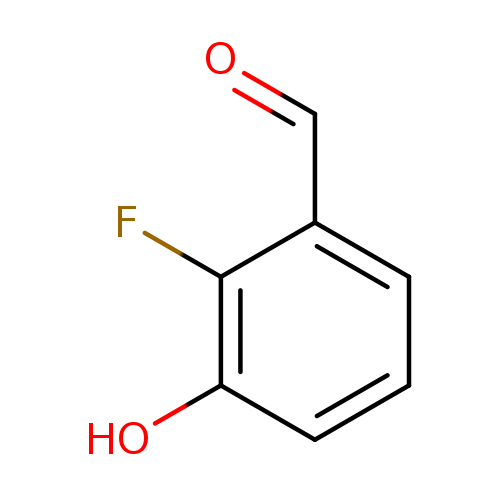 O=Cc1cccc(c1F)O