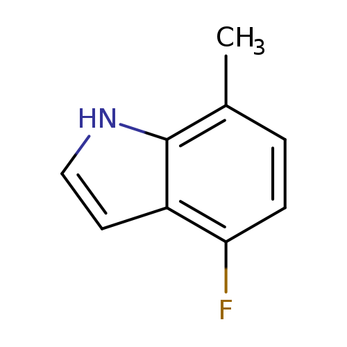 Fc1ccc(c2c1cc[nH]2)C