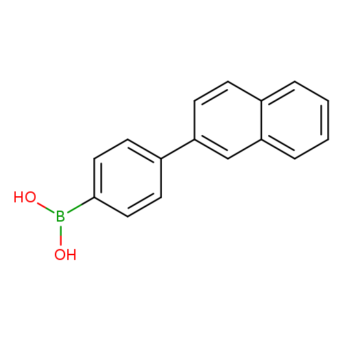 OB(c1ccc(cc1)c1ccc2c(c1)cccc2)O