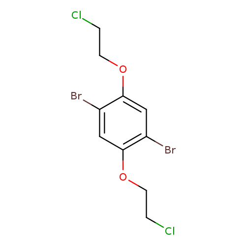 ClCCOc1cc(Br)c(cc1Br)OCCCl