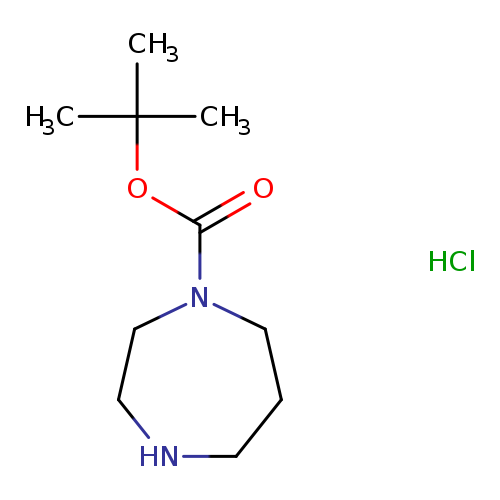 O=C(N1CCNCCC1)OC(C)(C)C.Cl