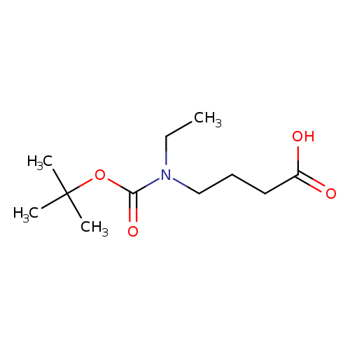 CCN(C(=O)OC(C)(C)C)CCCC(=O)O