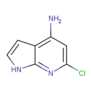 Clc1cc(N)c2c(n1)[nH]cc2