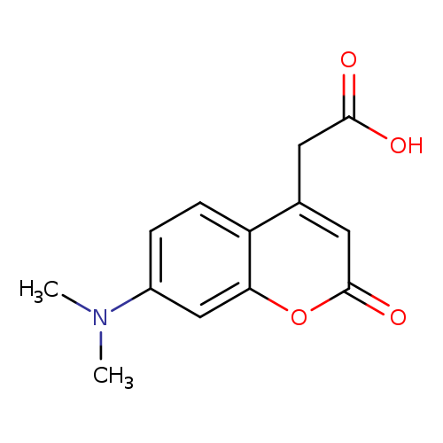 OC(=O)Cc1cc(=O)oc2c1ccc(c2)N(C)C