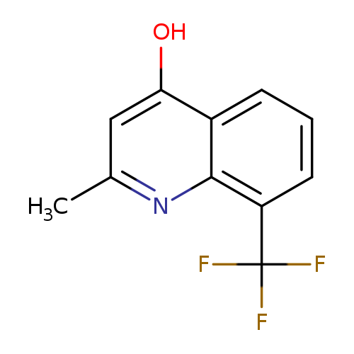 Cc1cc(O)c2c(n1)c(ccc2)C(F)(F)F