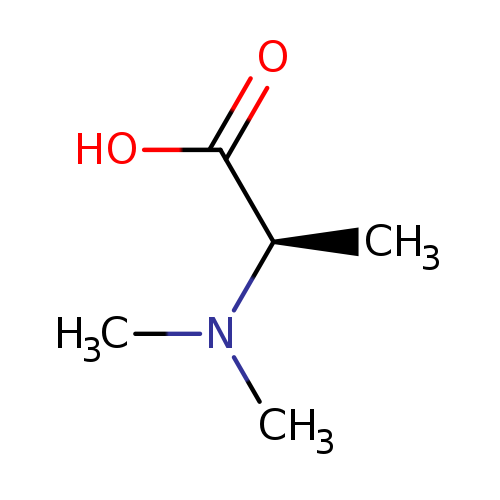 C[C@H](C(=O)O)N(C)C
