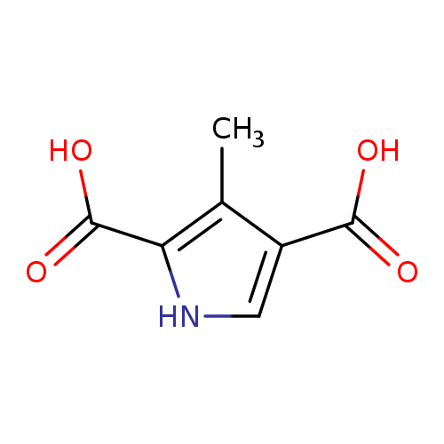 OC(=O)c1[nH]cc(c1C)C(=O)O