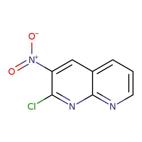 [O-][N+](=O)c1cc2cccnc2nc1Cl