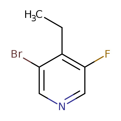 CCc1c(F)cncc1Br