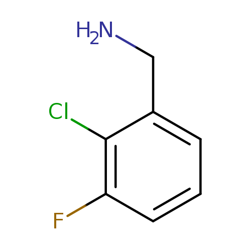 NCc1cccc(c1Cl)F