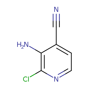 N#Cc1ccnc(c1N)Cl