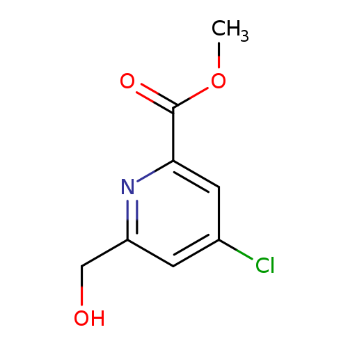 COC(=O)c1cc(Cl)cc(n1)CO