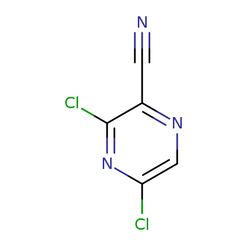 Clc1nc(Cl)cnc1C#N