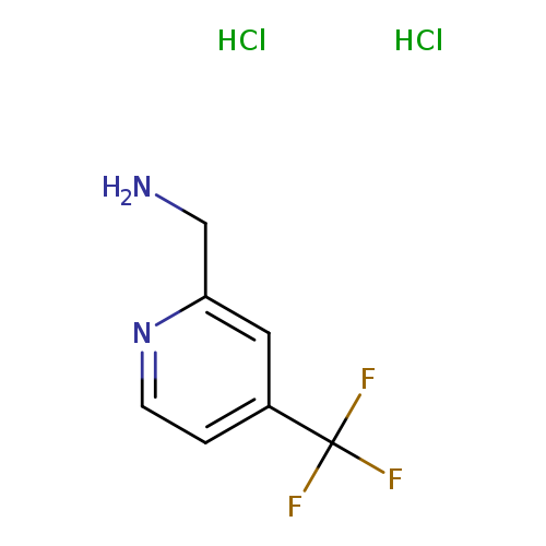 NCc1nccc(c1)C(F)(F)F.Cl.Cl