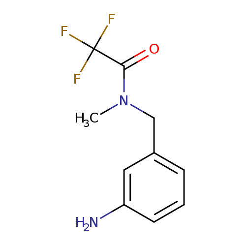 Nc1cccc(c1)CN(C(=O)C(F)(F)F)C