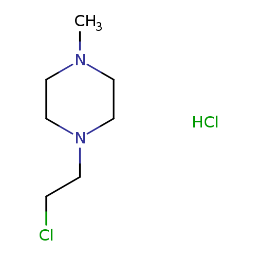 ClCCN1CCN(CC1)C.Cl