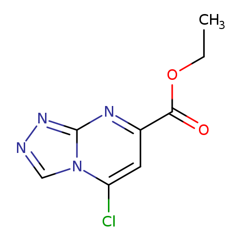 CCOC(=O)c1cc(Cl)n2c(n1)nnc2