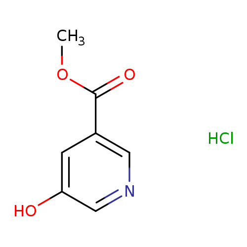 COC(=O)c1cncc(c1)O.Cl