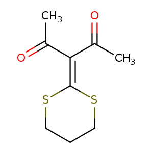 CC(=O)C(=C1SCCCS1)C(=O)C