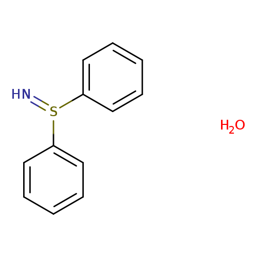 N=S(c1ccccc1)c1ccccc1.O