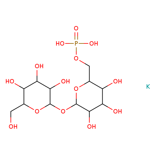 OCC1OC(OC2OC(COP(=O)(O)O)C(C(C2O)O)O)C(C(C1O)O)O.[K]