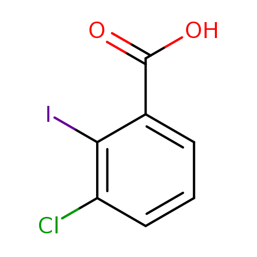 OC(=O)c1cccc(c1I)Cl