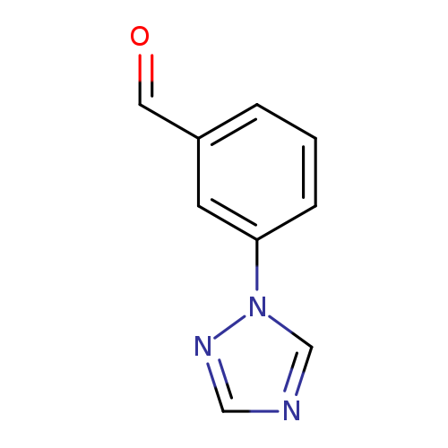 O=Cc1cccc(c1)n1cncn1