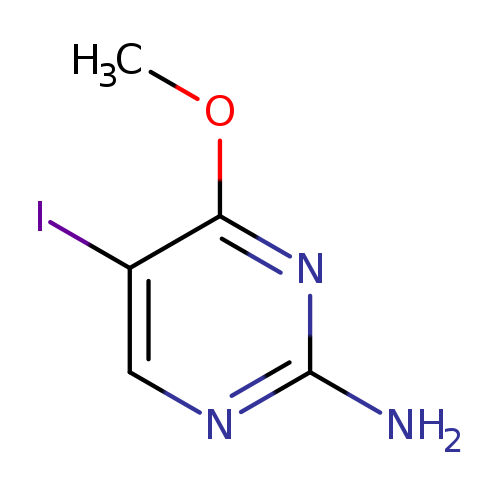 COc1nc(N)ncc1I