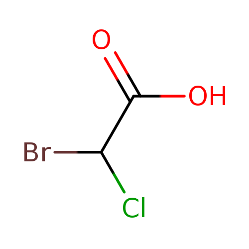 OC(=O)C(Br)Cl