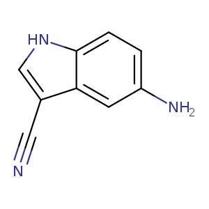 N#Cc1c[nH]c2c1cc(N)cc2