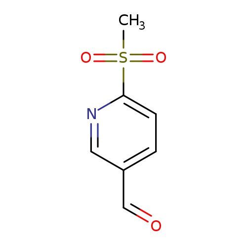 O=Cc1ccc(nc1)S(=O)(=O)C