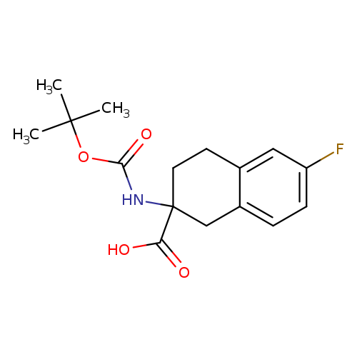 O=C(NC1(CCc2c(C1)ccc(c2)F)C(=O)O)OC(C)(C)C