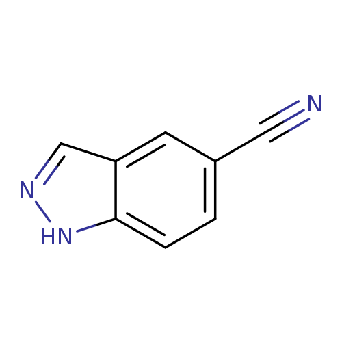 N#Cc1ccc2c(c1)cn[nH]2