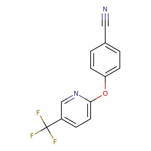 N#Cc1ccc(cc1)Oc1ccc(cn1)C(F)(F)F