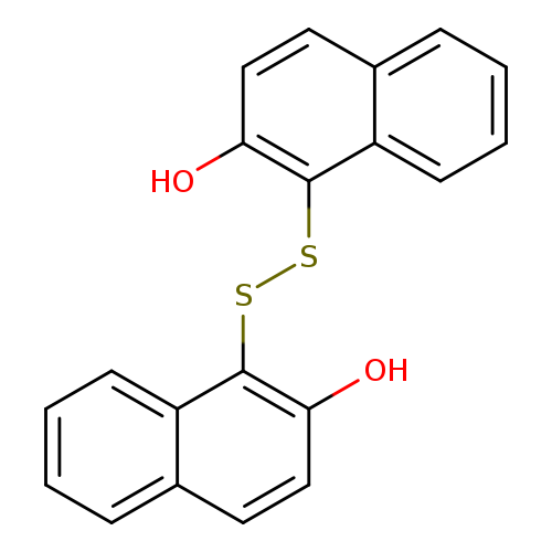 Oc1ccc2c(c1SSc1c(O)ccc3c1cccc3)cccc2