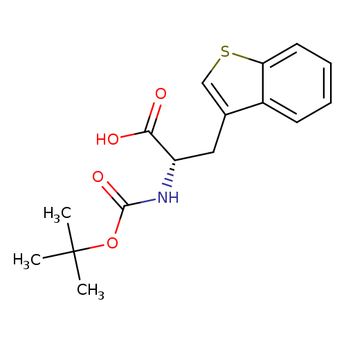 O=C(OC(C)(C)C)N[C@H](C(=O)O)Cc1csc2c1cccc2