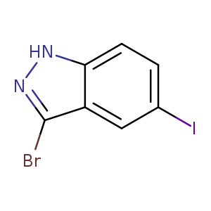Ic1ccc2c(c1)c(Br)n[nH]2
