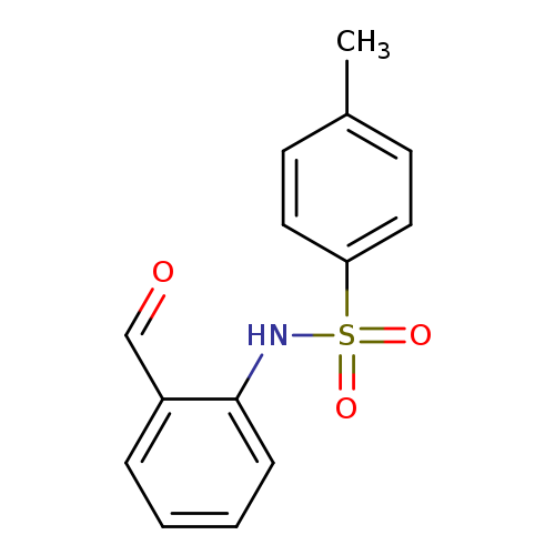 O=Cc1ccccc1NS(=O)(=O)c1ccc(cc1)C