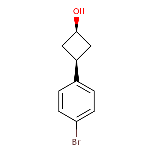 O[C@@H]1C[C@@H](C1)c1ccc(cc1)Br