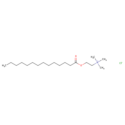 CCCCCCCCCCCCCC(=O)OCC[N+](C)(C)C.[Cl-]