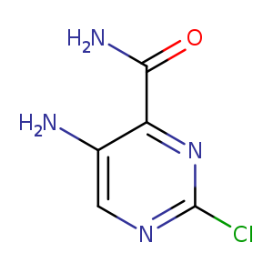 Clc1ncc(c(n1)C(=O)N)N