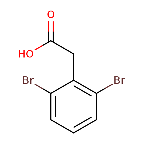 OC(=O)Cc1c(Br)cccc1Br