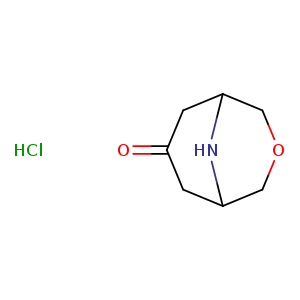 O=C1CC2COCC(C1)N2.Cl
