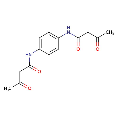 O=C(Nc1ccc(cc1)NC(=O)CC(=O)C)CC(=O)C
