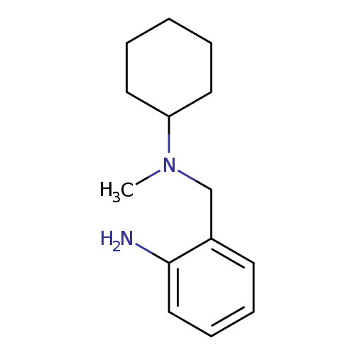 CN(C1CCCCC1)Cc1ccccc1N