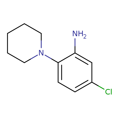 Clc1ccc(c(c1)N)N1CCCCC1