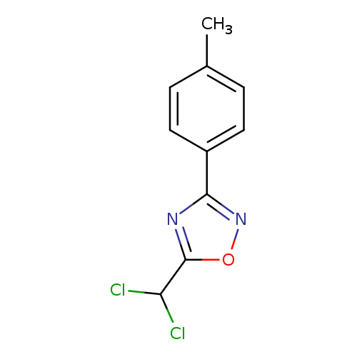 Cc1ccc(cc1)c1noc(n1)C(Cl)Cl