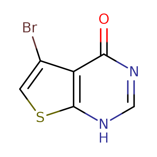 Brc1csc2c1c(=O)nc[nH]2